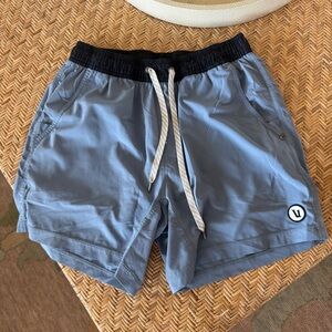 Vuori Men's Light Blue Athletic Shorts